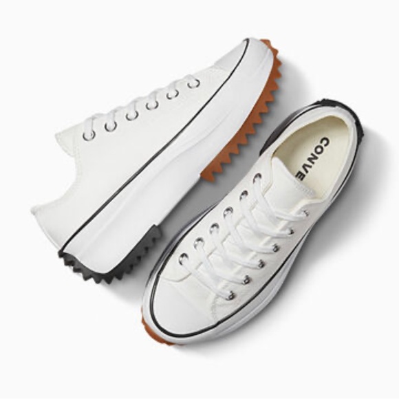 Converse Shoes - NEW Converse Run Star Hike Low 'White' Men's/Women's White/Gum Size W/9.5 M/8